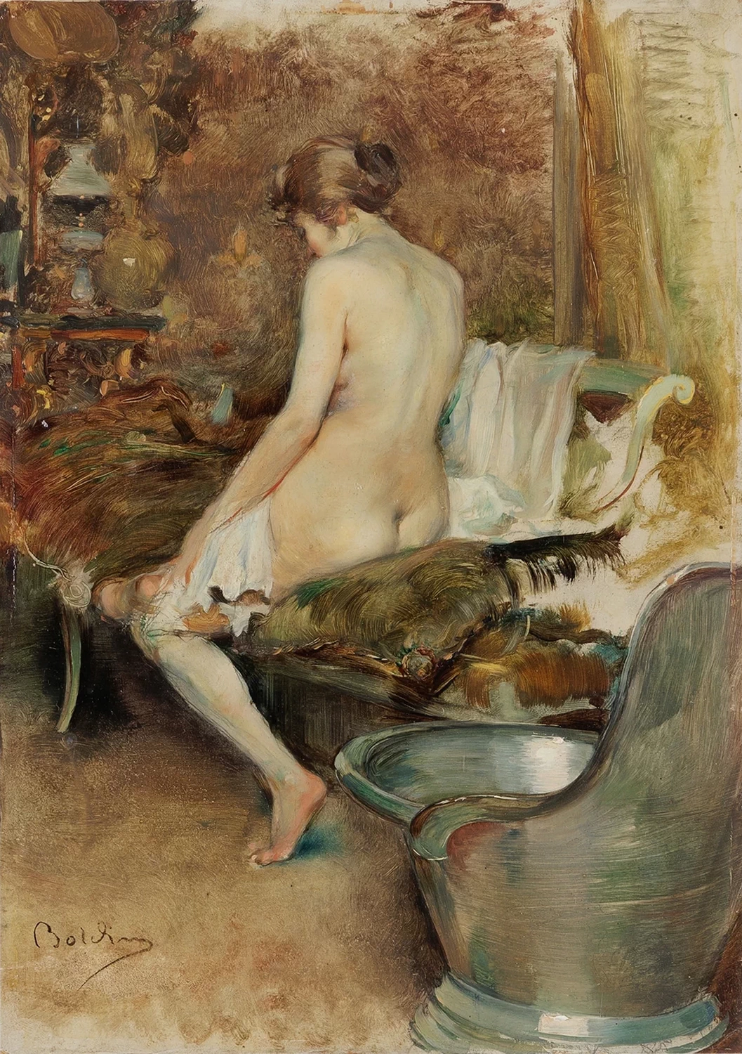 Uscendo dal bagno